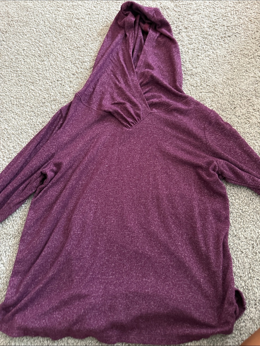 Target Kids Hooded Pullover Sweater - Plum